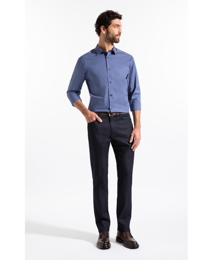 First Blue (Slim) 5 Pockets Amaciado