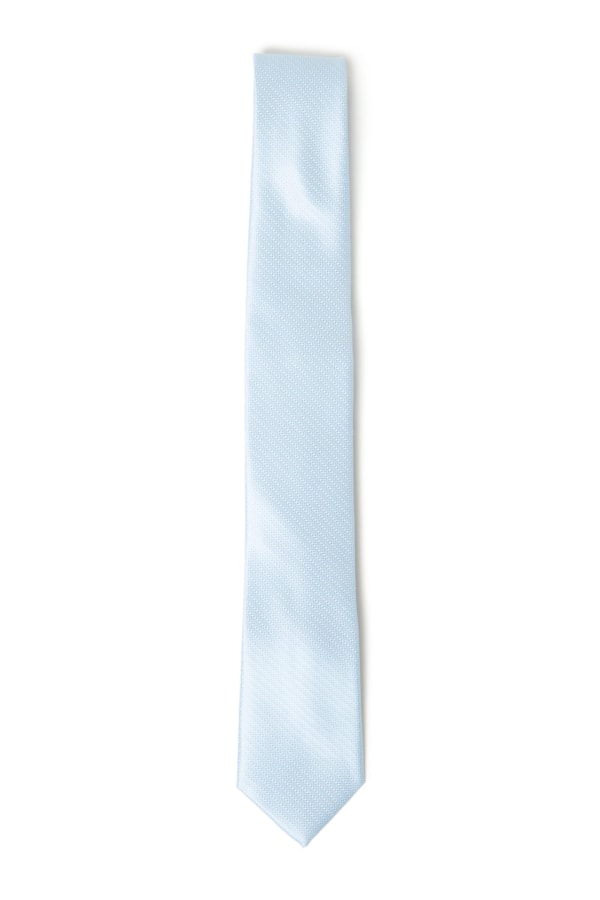 Gravata Azul Claro Escamas Traditional - Azul Claro