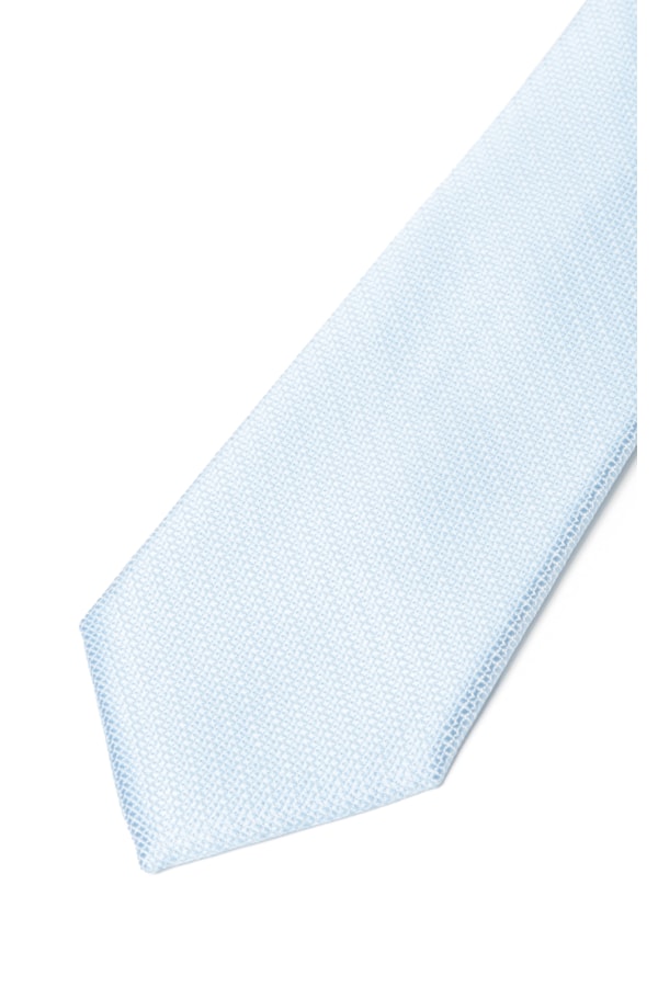 Gravata Azul Claro Escamas Traditional - Azul Claro