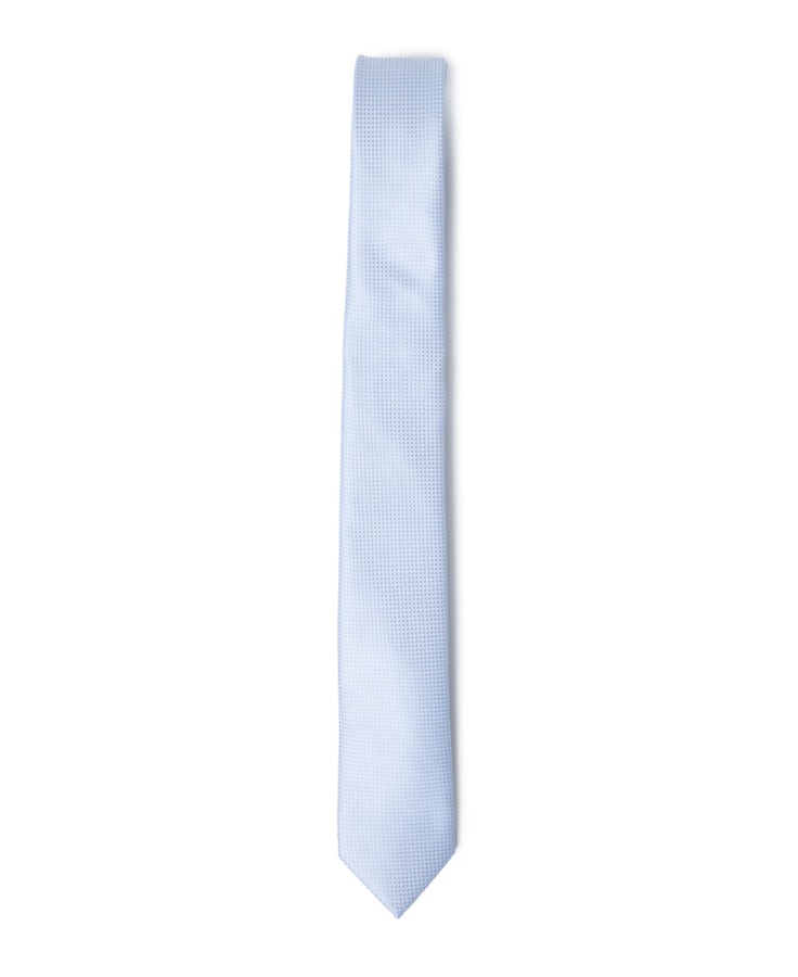 Gravata Azul Claro Slim - Bico 6cm Azul Claro