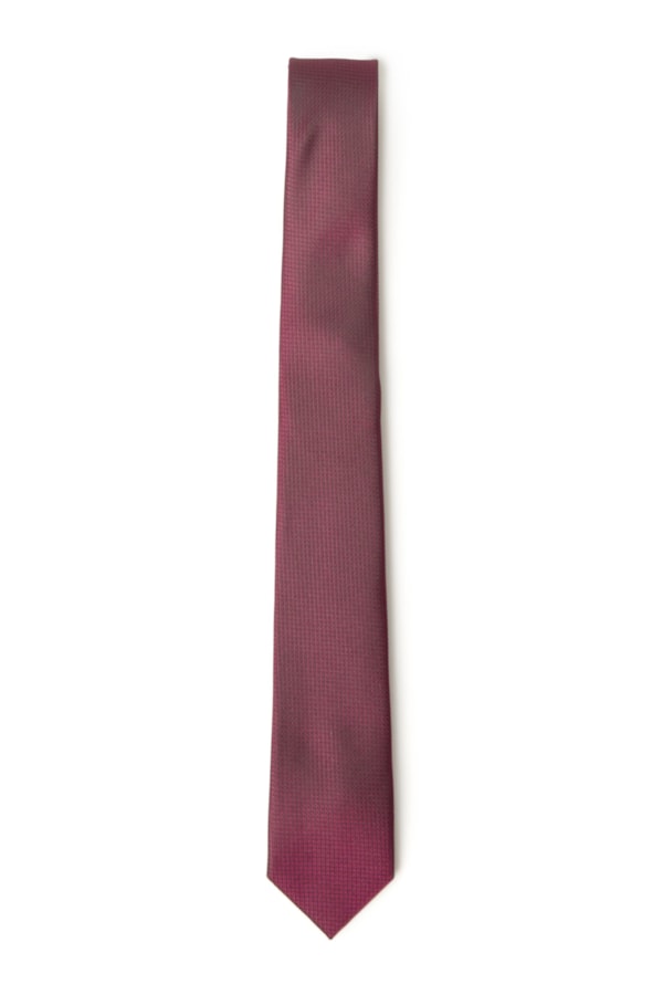 Gravata Bordeaux Slim - Bico 6cm Bordeaux