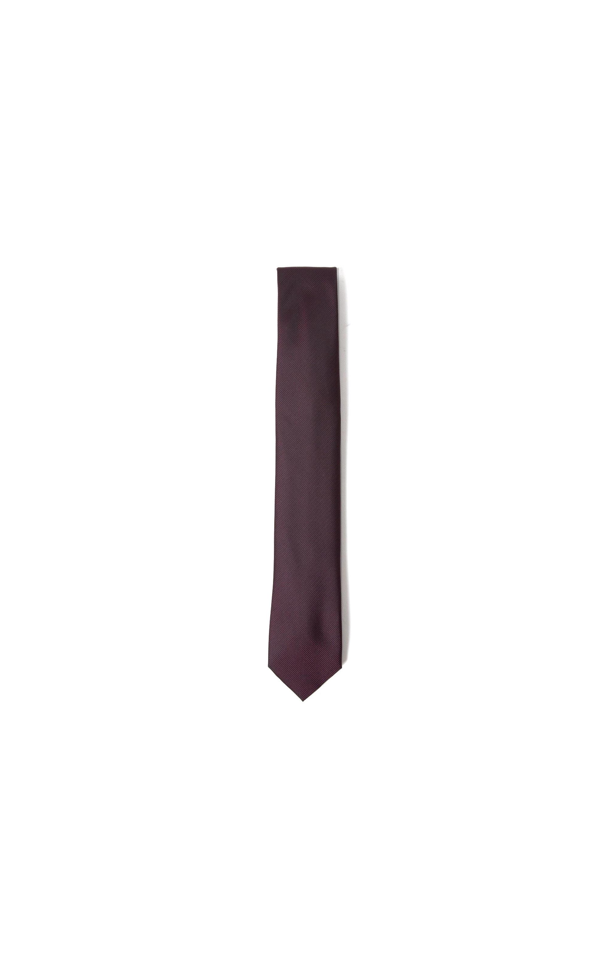 Gravata Bordeaux Traditional - Bico 7cms Bordeaux