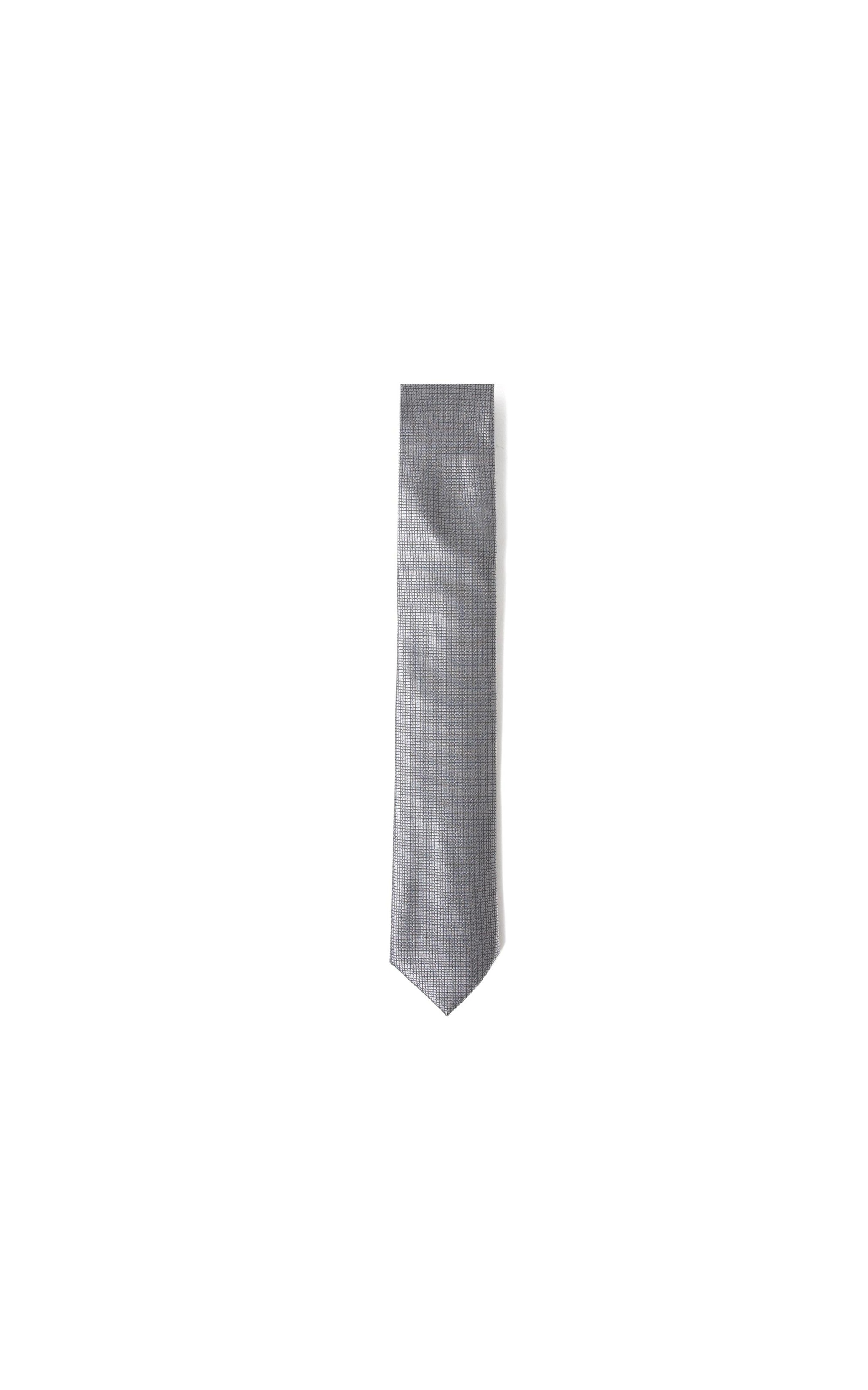 Gravata Cinza Traditional - Bico 7cms Cinza