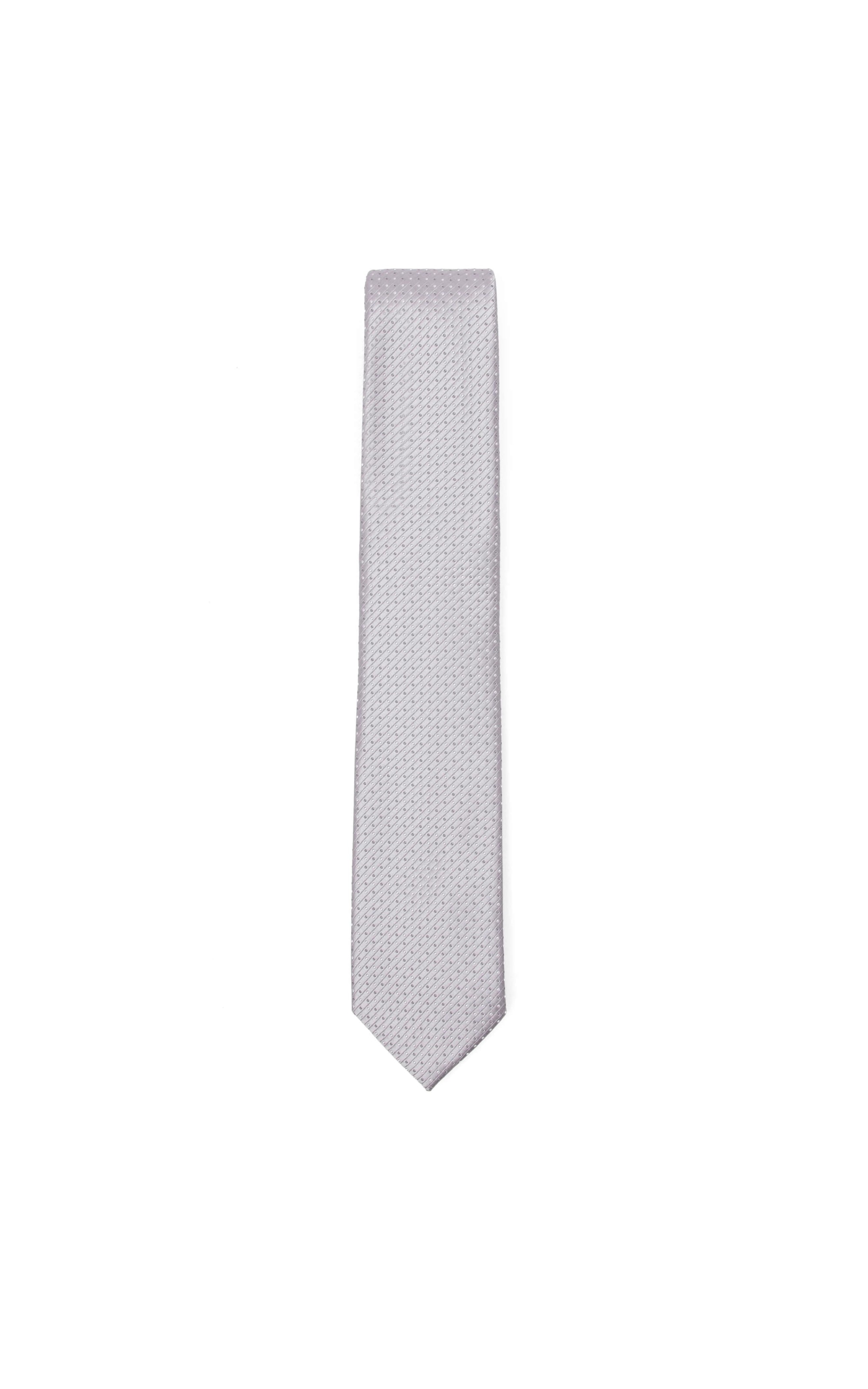 Gravata Dots Cinza Claro