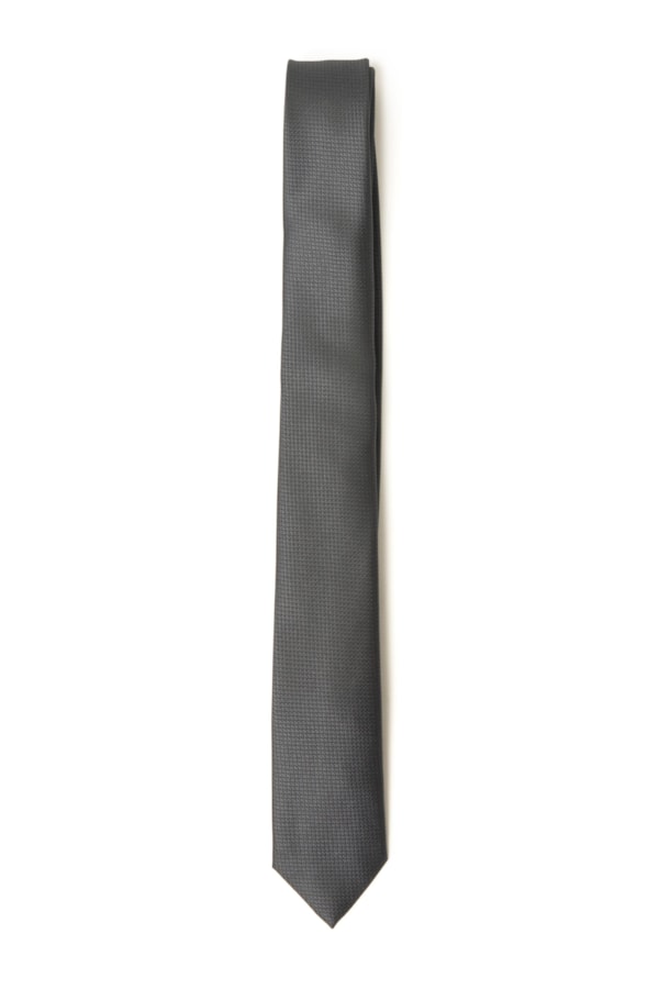 Gravata Grafite Slim - Bico 6cm Grafite