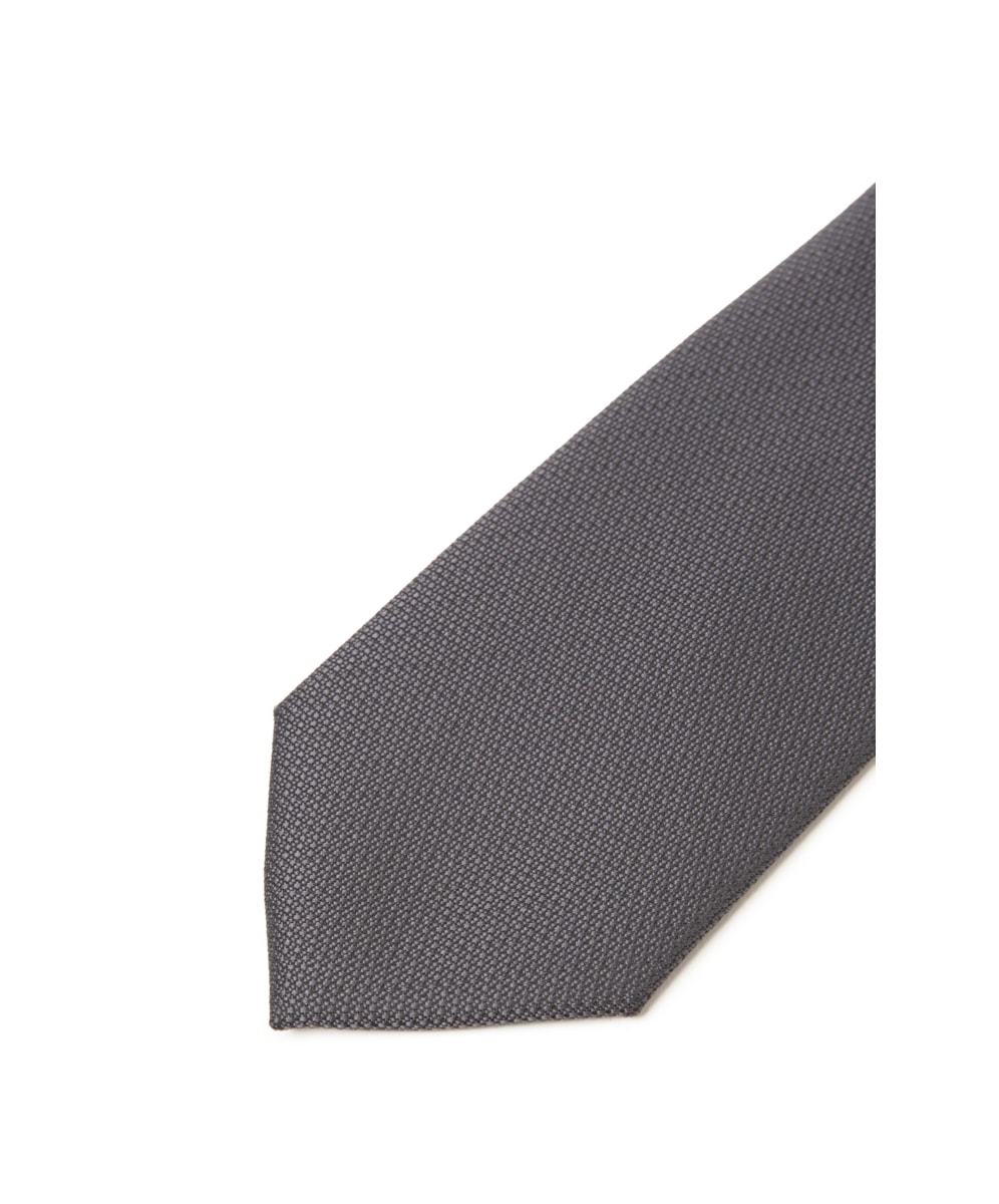 Gravata Grafite Traditional - Bico 7cm Grafite