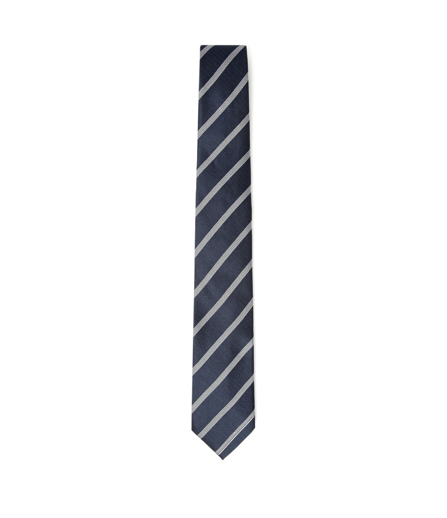 Gravata Listras Dark Navy