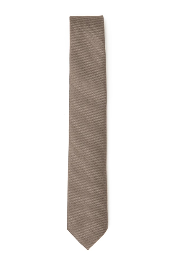 Gravata Marrom Traditional - Bico 7cm Marrom