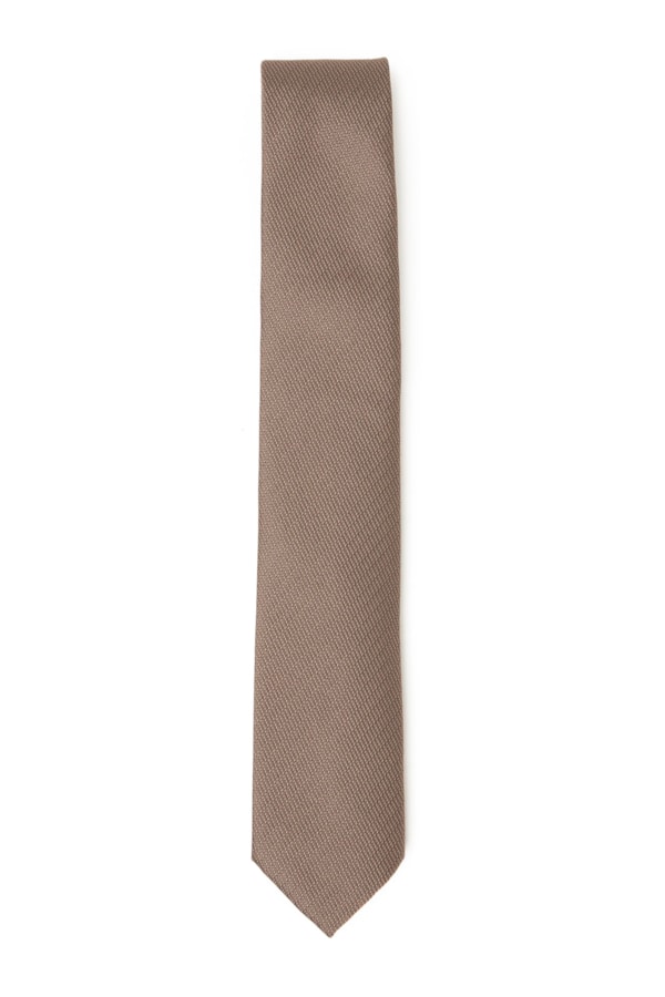 Gravata Marrom Traditional - Bico 7cm Marrom