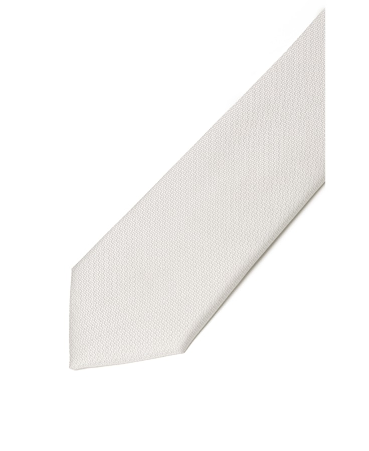 Gravata Off-White Traditional Bico 7cm Off White