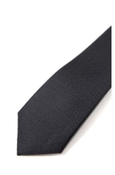 Gravata Preto Deco Slim - Bico 6cms Preto
