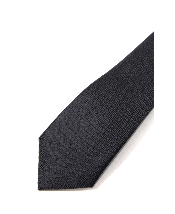 Gravata Preto Deco Slim - Bico 6cms Preto