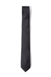 Gravata Preto Liso Slim - Bico 6cms Preto