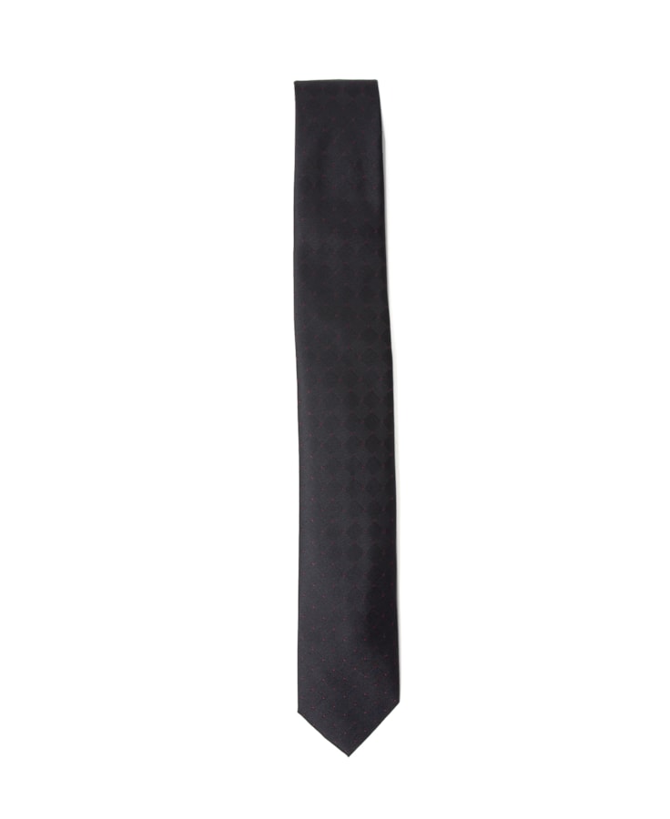 Gravata Preto Losangos Traditional - Bic Preto