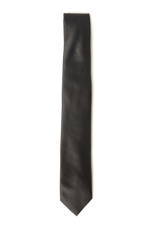 Gravata Preto Traditional - Bico 7cm Preto