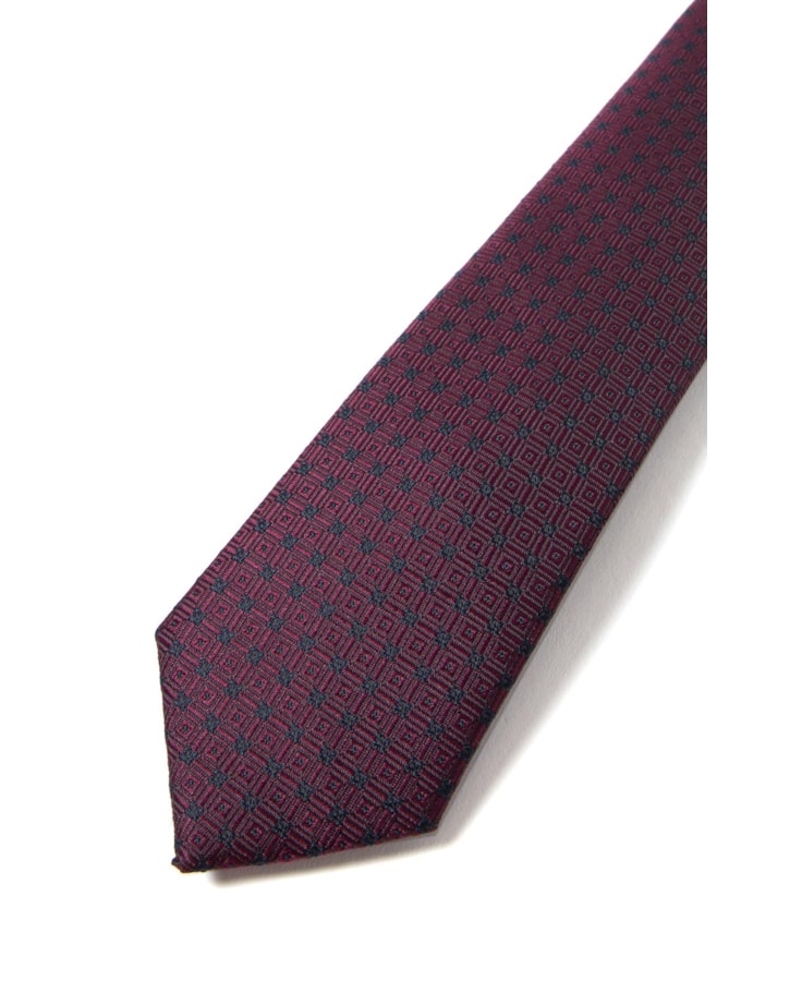 Gravata Rubi Slim - Bico 6cms Rubi