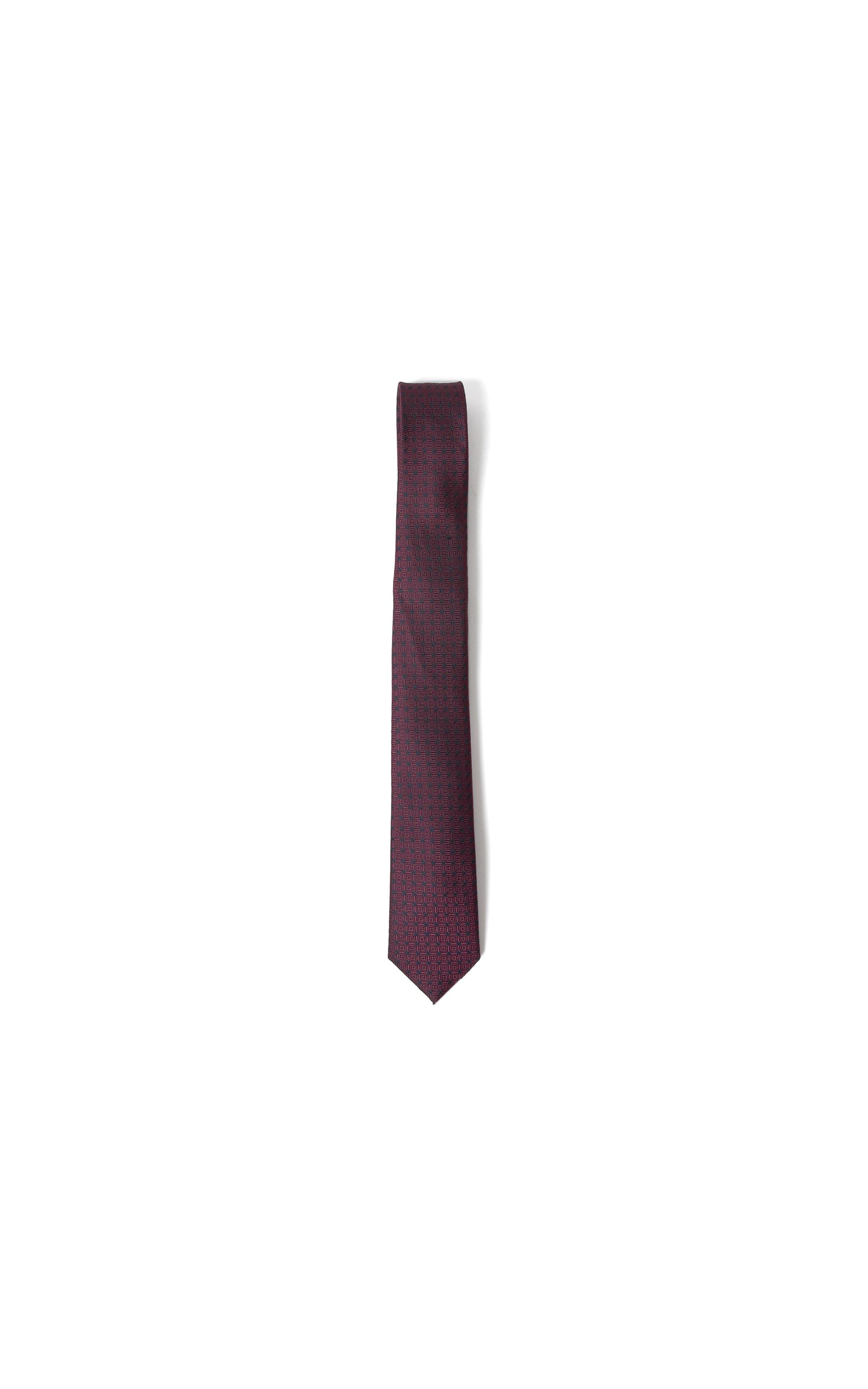 Gravata Rubi Slim - Bico 6cms Rubi