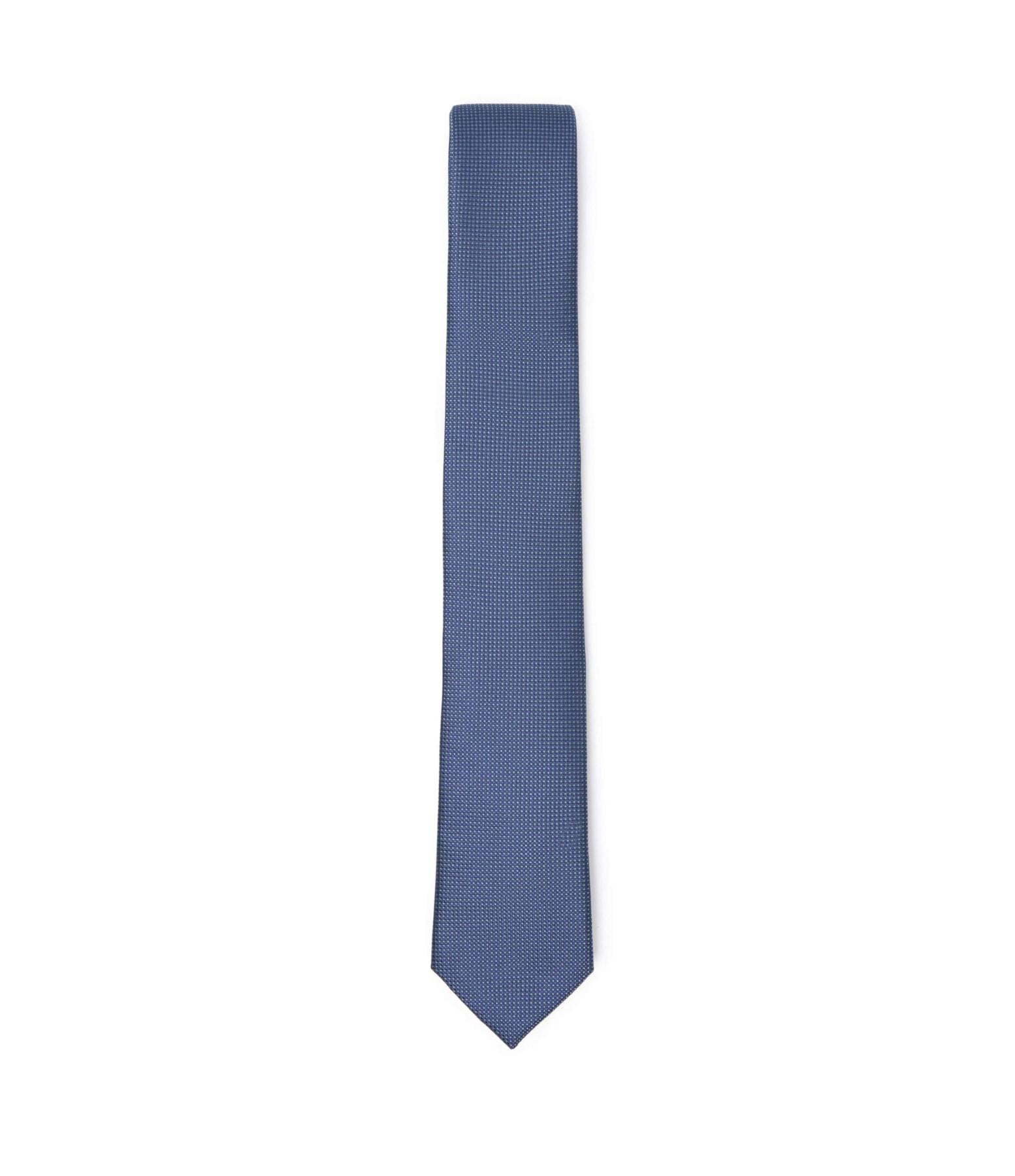 Gravata Seda Bird Eyes 7 Cm Dark Navy