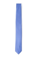 Gravata Slim Azul Pervante - Bico 6m Vr Azul Pervante