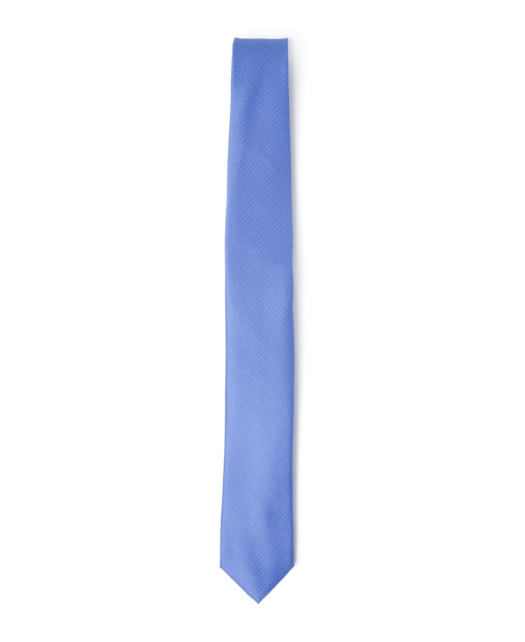 Gravata Slim Azul Pervante - Bico 6m Vr Azul Pervante