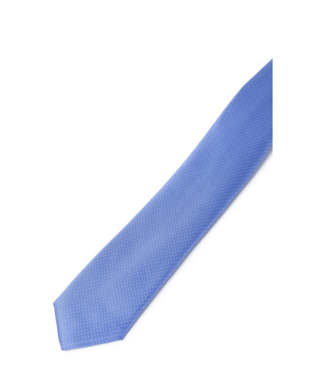 Gravata Slim Azul Pervante - Bico 6m Vr Azul Pervante