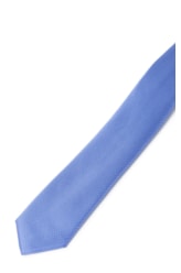 Gravata Slim Azul Pervante - Bico 6m Vr Azul Pervante