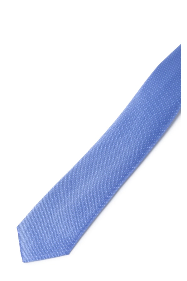Gravata Slim Azul Pervante - Bico 6m Vr Azul Pervante