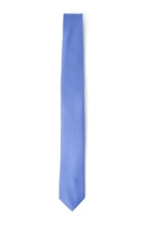 Gravata Slim Azul Pervante - Bico 6m Vr Azul Pervante