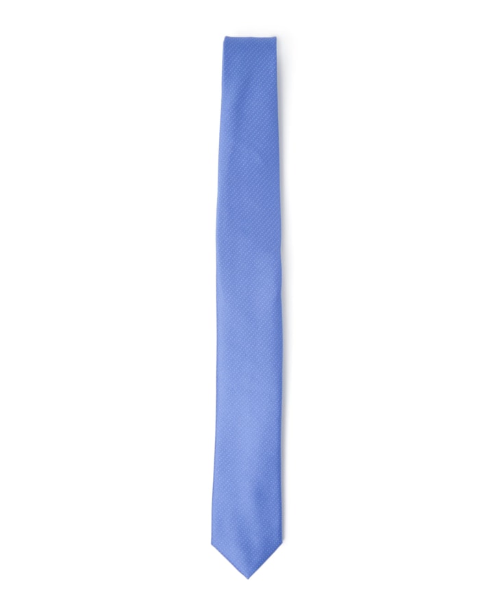 Gravata Slim Azul Pervante - Bico 6m Vr Azul Pervante