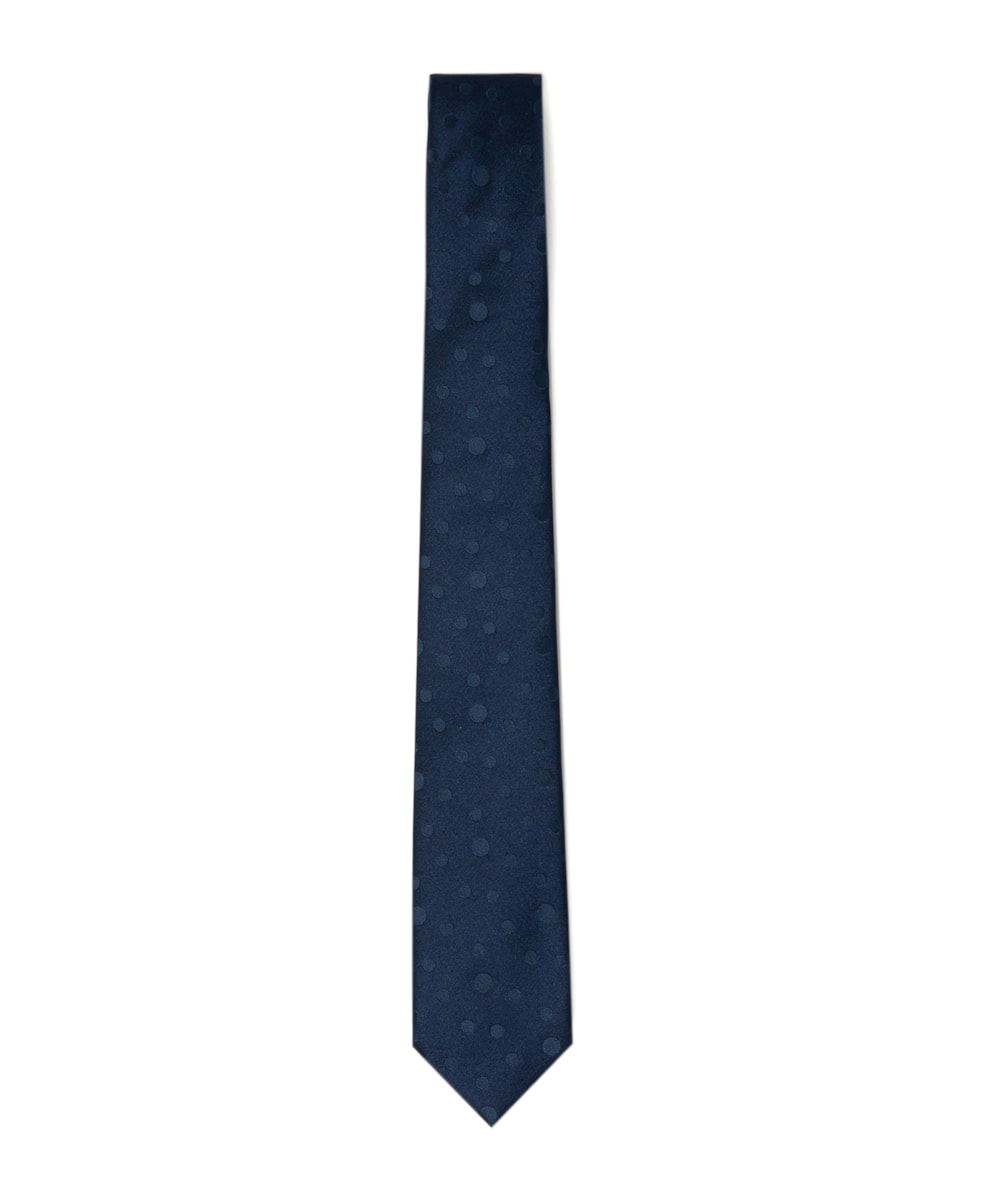 Gravata Slim Bico Dark Navy