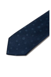 Gravata Slim Bico Dark Navy