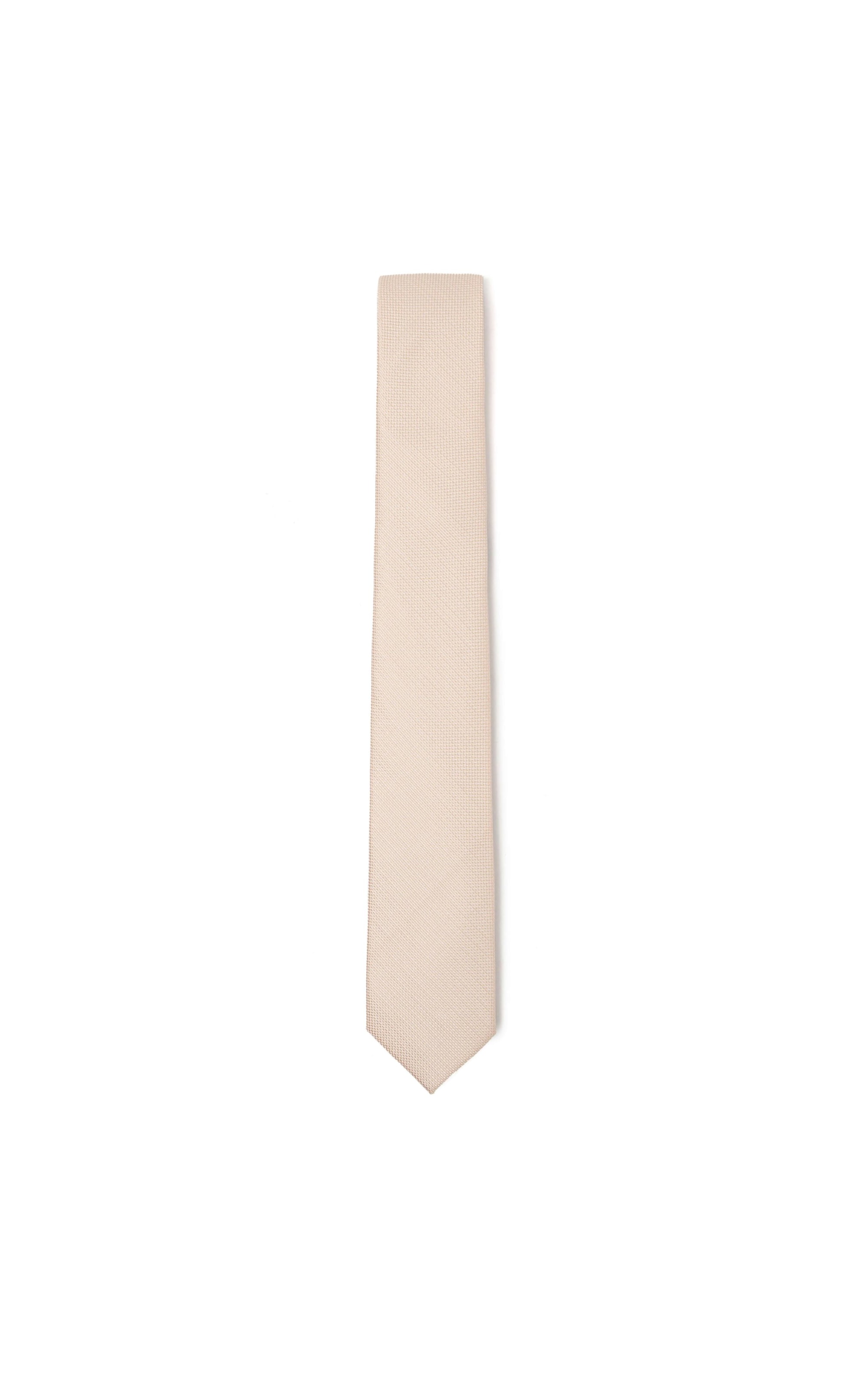 Gravata Slim Classic 6cm Areia