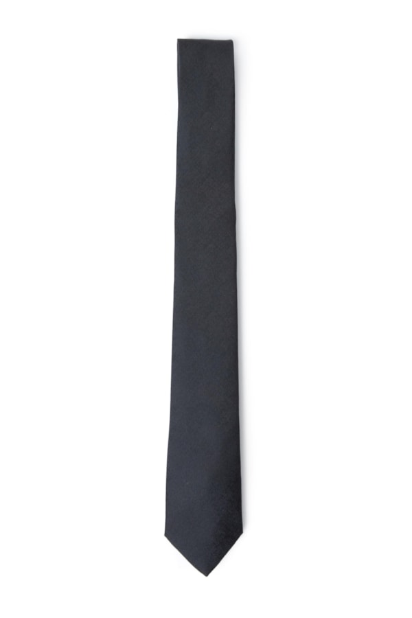 Gravata Slim Preto - Bico 6m Vr Preto