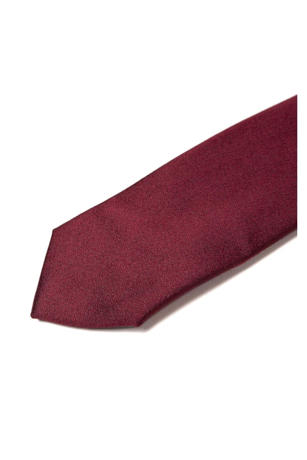 Gravata Tradicional - Bico 7 Cms Cereja