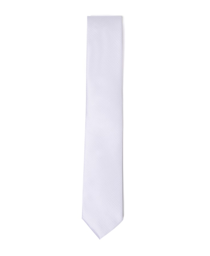 Gravata Tradicional - Bico 7 Cms Silver Gray