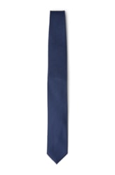 Gravata Traditional Azul Carbono - Bico Azul Carbono                            