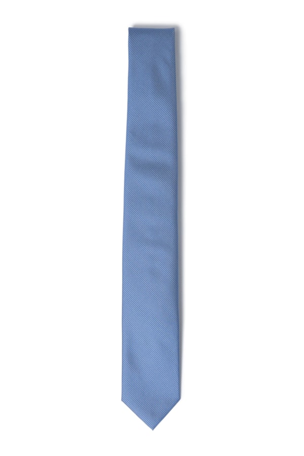 Gravata Traditional Azul Claro - Bico 7c Azul Claro                              