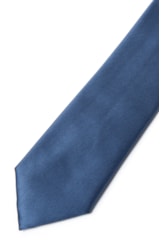 Gravata Traditional Azul Jeans - Bico 7c Azul Jeans                              