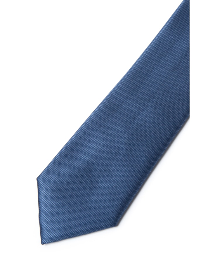 Gravata Traditional Azul Jeans - Bico 7c Azul Jeans                              