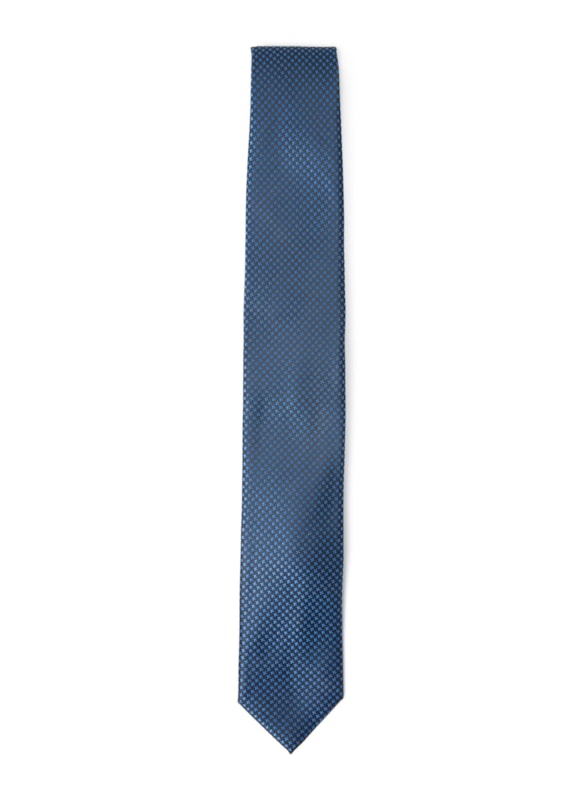Gravata Traditional Azul Médio - Bico 7m Azul Medio