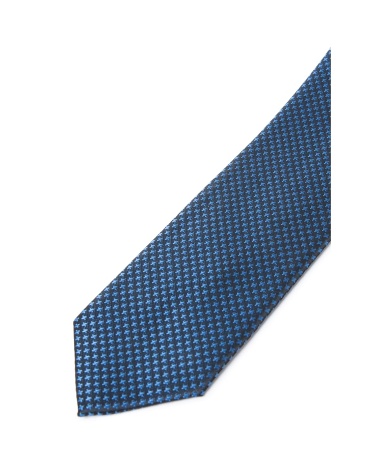 Gravata Traditional Azul Médio - Bico 7m Azul Medio