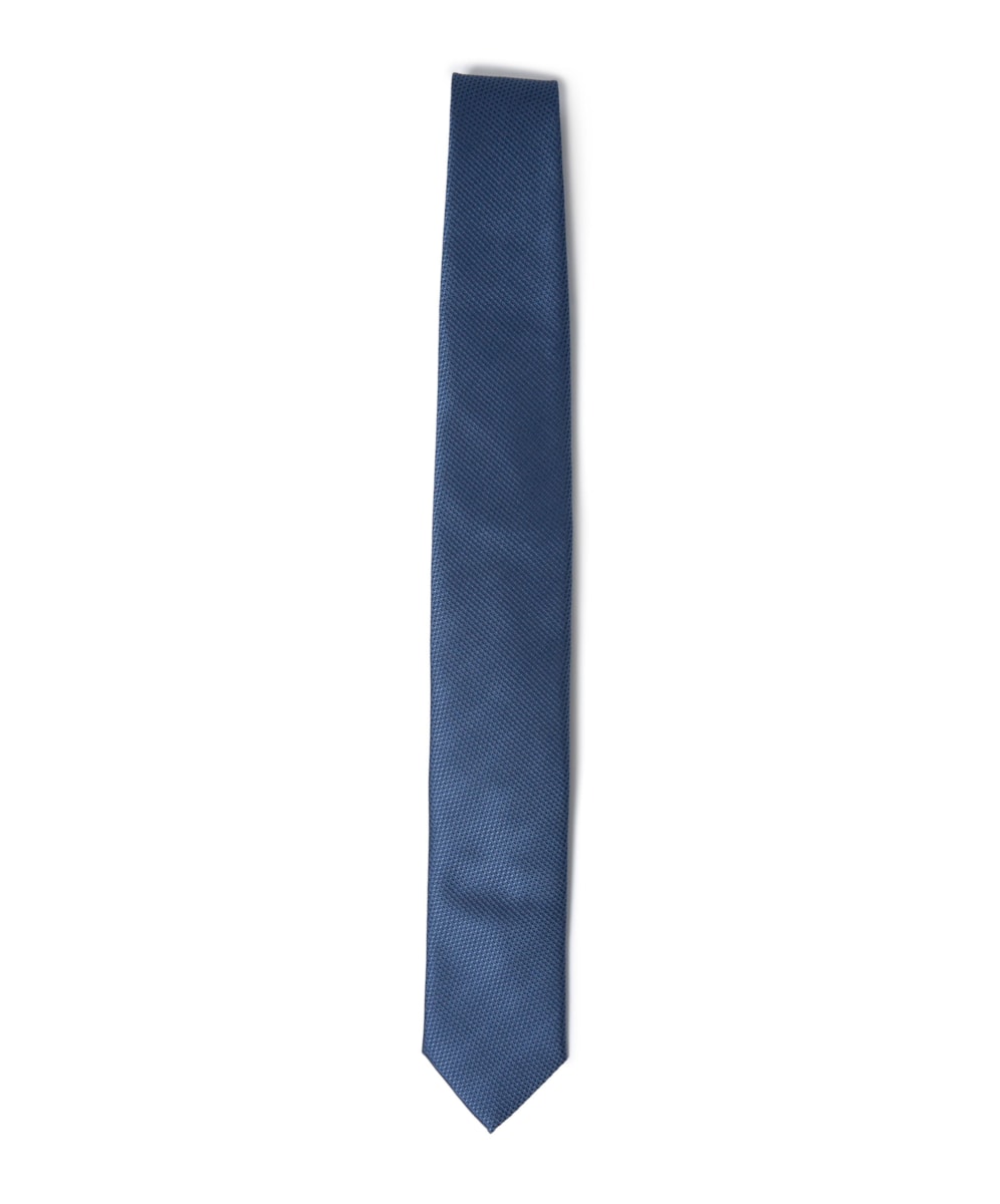 Gravata Traditional Azul Pervante - Bico Azul Pervante                           