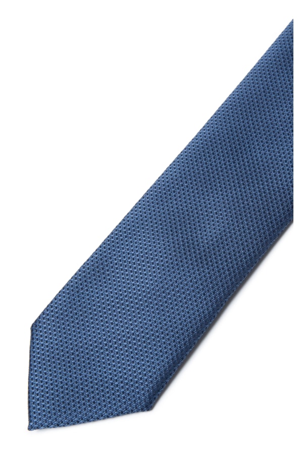 Gravata Traditional Azul Pervante - Bico Azul Pervante                           