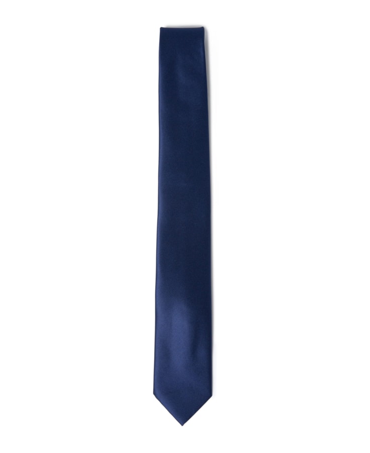 Gravata Traditional Dark Navy - Bico 7cm Dark Navy                               
