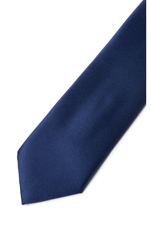 Gravata Traditional Dark Navy - Bico 7cm Dark Navy                               