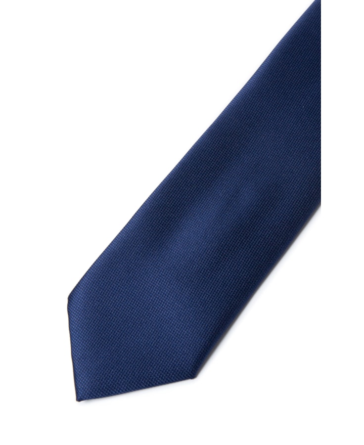Gravata Traditional Dark Navy - Bico 7cm Dark Navy                               