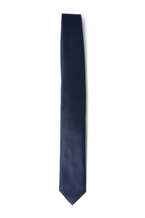 Gravata Traditional Marinho - Bico 7cm v Marinho                                 