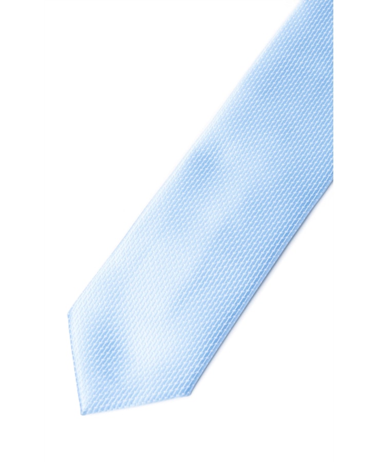 Gravata Winter Bico 7cm Azul Claro Vr Azul Claro