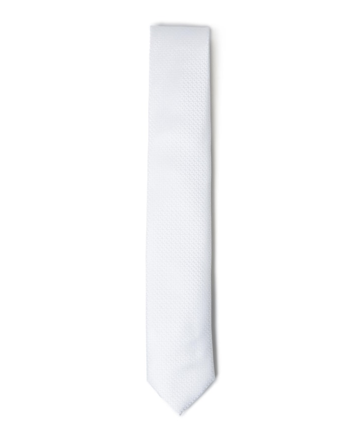 Gravata Winter Bico 7cm Branco Vr Branco