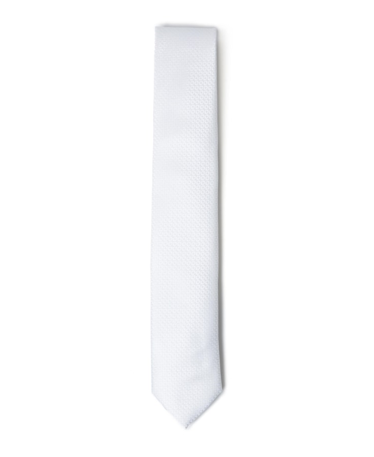 Gravata Winter Bico 7cm Branco Vr Branco